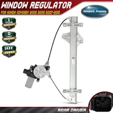 Rear Driver Window Regulator 2-Pin Motor Assembly for Honda Odyssey 2005-2010