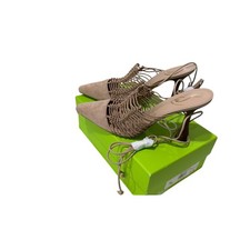 Sam Edelman Trinity Sesame Suade Woven Lace-Up Size 9.5