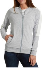 Puma Women's French Terry Full-Zip Logo Track Jacket,