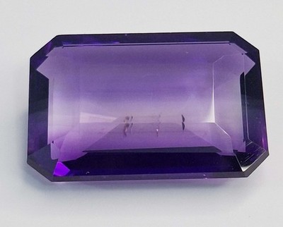 Violet Amethyst Emerald Cut 19-21 Ct Natural Loose Certified Gemstone SP305