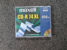 Maxell CD-R 74 XL CD-R Blank Recordable Disc 1  Sealed