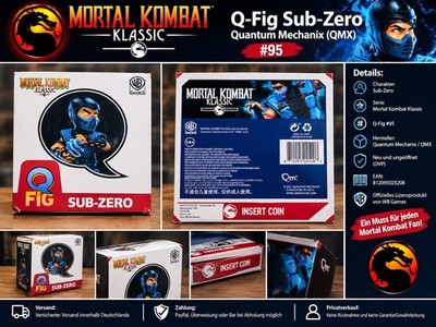 Quantum Mechanix Q-Fig Mortal Kombat Klassic Sub-Zero Figur Sammelfigur