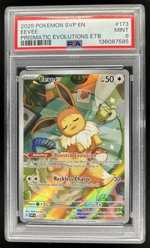 2025 Pokemon SV Black Star Promos - SVP EN Eevee #173 PSA 9