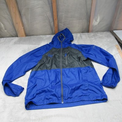 Columbia Jacket Mens Medium Blue Air Force Pack Flash Forward Windbreaker Rain