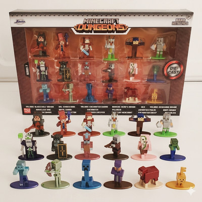 MINECRAFT DUNGEONS Series 7 Nano Metalfigs Jada Die-Cast 18 Figures BRAND NEW