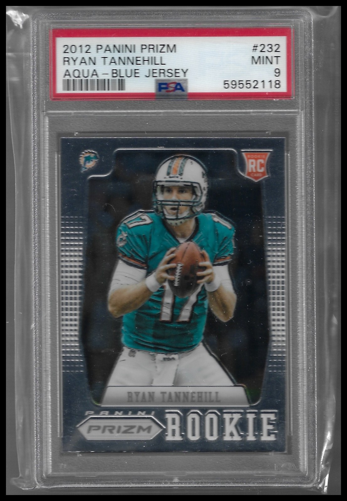 2012 Panini Prizm #232 Ryan Tannehill PSA 9