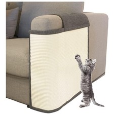 Cat Scratch Sofa Protector - Eco-Friendly Linen  Sisal