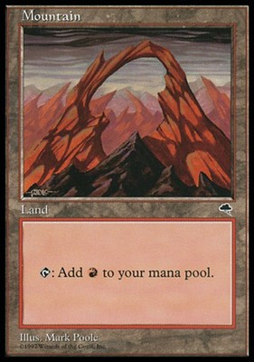 Mountain (321)~~LP~(TMP) - Tempest~MTG