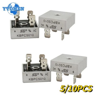 5/10PC Diode Bridge Rectifier KBPC5010 50A 1000V Power Rectifier Diode KBPC 5010
