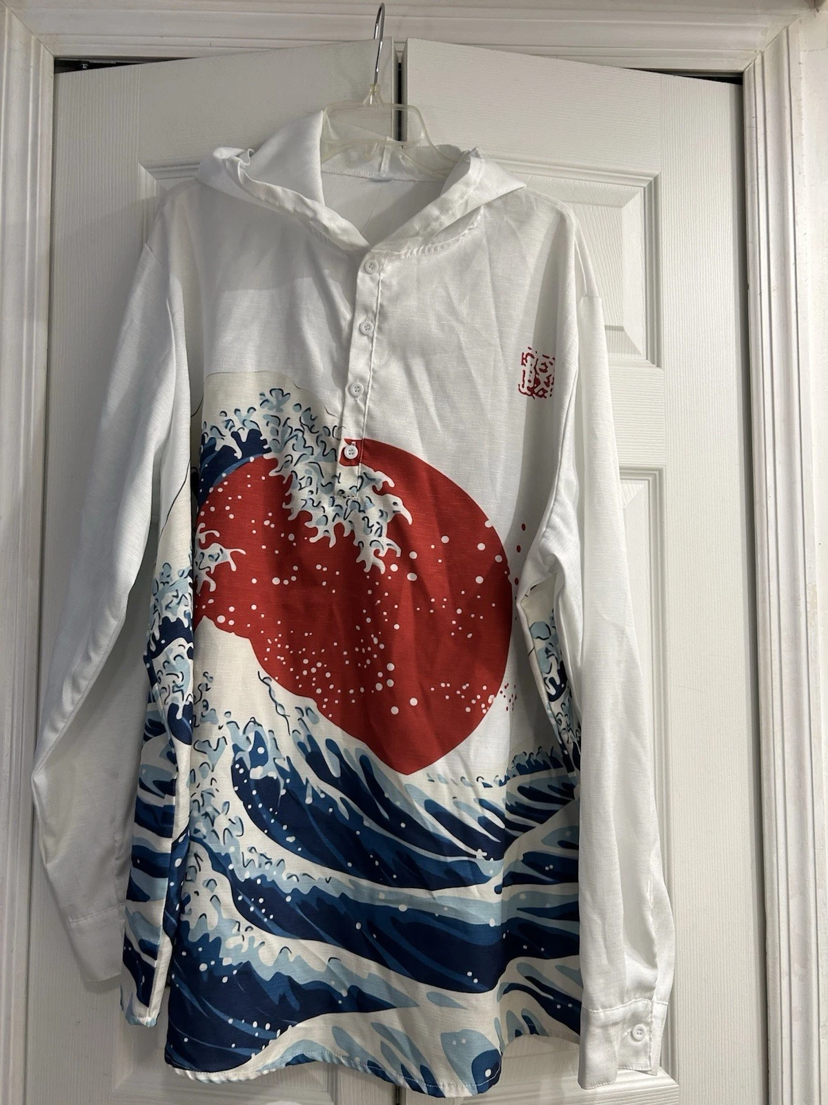Ocean Waves 3XL Long Sleeve Hoodie~SURFER DUDES~Light Weight & Cool~54 chest
Opens in a new window o