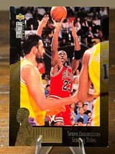 1995 Collectors Choice The Jordan Collection #JC9 Michal Jordan Chicago Bulls