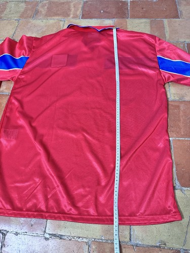 PUMA Maillot vintage football République tchèque manches longues XL rouge bleu - Afbeelding 10 van 11
