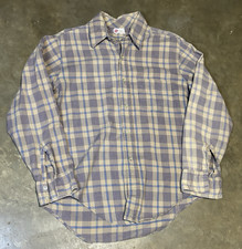 Vintage Sears Kings Road Shirt Mens L Plaid Button Up Long Sleeve 70s Portugal