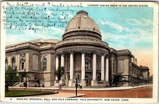 Postcard SCHOOL SCENE New Haven Connecticut CT d/20 AN0212