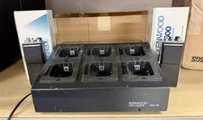 Kenwood TK-300 Radio Lot w/ KSC-36 6-Bank Charger,2Radios,Mics  Boxes Untested