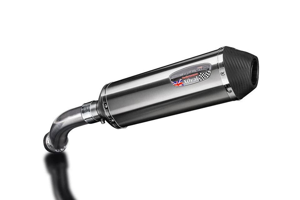 BMW R1200GS 2010-2013 Echappement KIT-Silencieux 343mm X-Ovale Inox - Photo 2/4