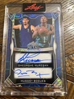 Gheorghe Muresan/Muggsy Bogues 2025 Leaf Authentics Blue On-Card Dual Auto 1/4