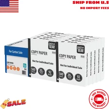 Pen+Gear Copy Paper 8.5x11 20lb 92 Bright White 10 Ream Case 5000 Sheets