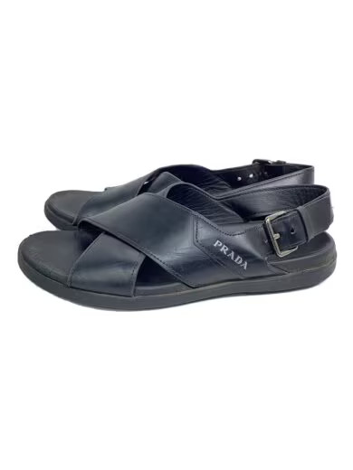 SAOLA PRADA Sandali UK6 Nero 3033 Suola indossata