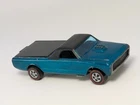 Vintage 1968 Hot Wheels Redline Aqua Blue Custom Fleetside Hong Kong