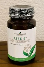 NEW Young Living Life 9 Prebiotic Supplement Capsule 17 Billion Active Cultures