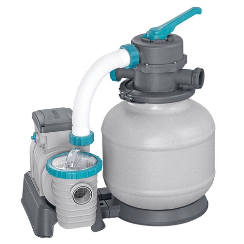Bestway 58499 Sandfilterpumpe 8327 l/h – Poolpumpe mit ChemConnect & Zubehör - Bild 2 von 8