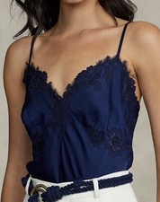 Polo Ralph Lauren Lace-Trim Satin Camisole