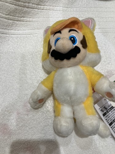 Japanese Exclusive, Super Mario Yellow Cat Suit Plush 7 2/8" tall BRAND NEW!! - Picture 16 of 17