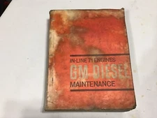 GM Diesel Maintenance IN-LINE 71 Engines 1963 Automotive Repair Manual 