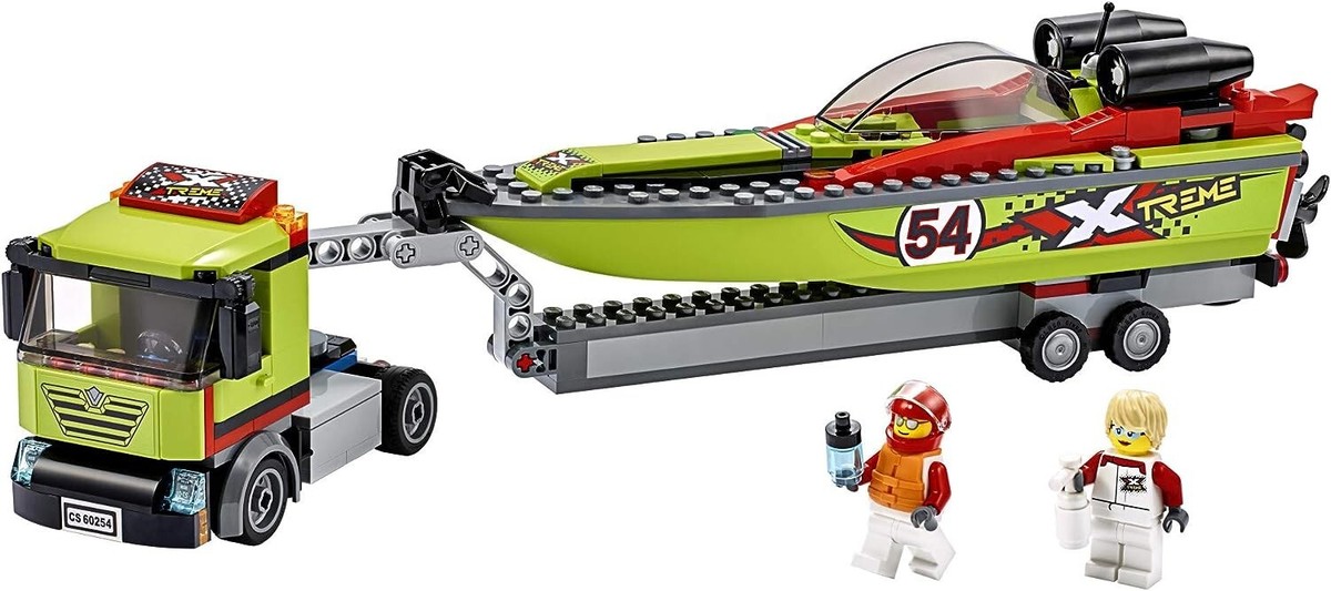 LEGO 60254 CITY Race Boat Transporter 673419319225| eBay