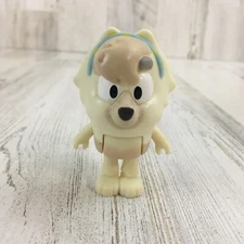 Bluey Friend JUDO Chow Chow White Dog Fancy Hair Replacement Figure Blue NEW