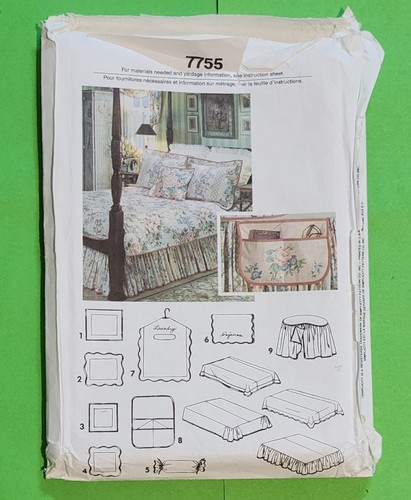Simplicity 7755 - Bedroom Essentials - ONE Size - UNCUT Paper Sewing Pattern - Picture 3 of 4