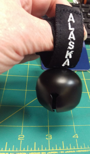Alaska Bear Bell with magnetic silencer - easy add to belt loop or pack NICE! - Picture 7 of 8