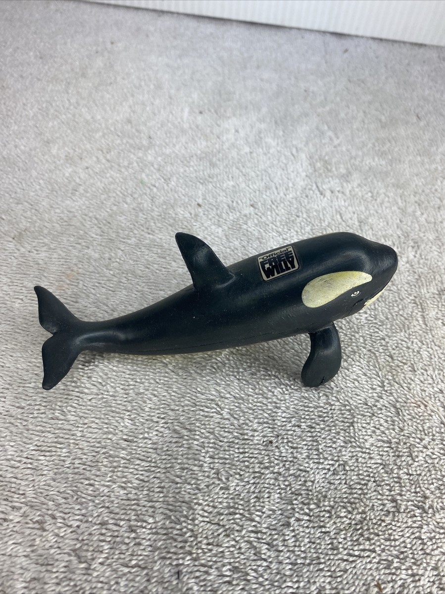 1993 Just Toys Free Willy Bend-Ems Whale Figure Movie Orca Warner
