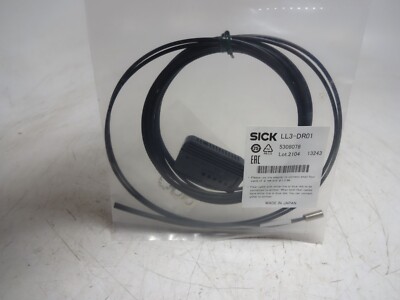 Sick Optex LL3-DR01 5308078 Plastic Fiber Optic Sensor Cable 2104 13243 LL3DR01