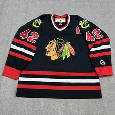 Vintage Koho Chicago Blackhawks Hockey Jersey Mens Large Michal Barinka #42 NHL