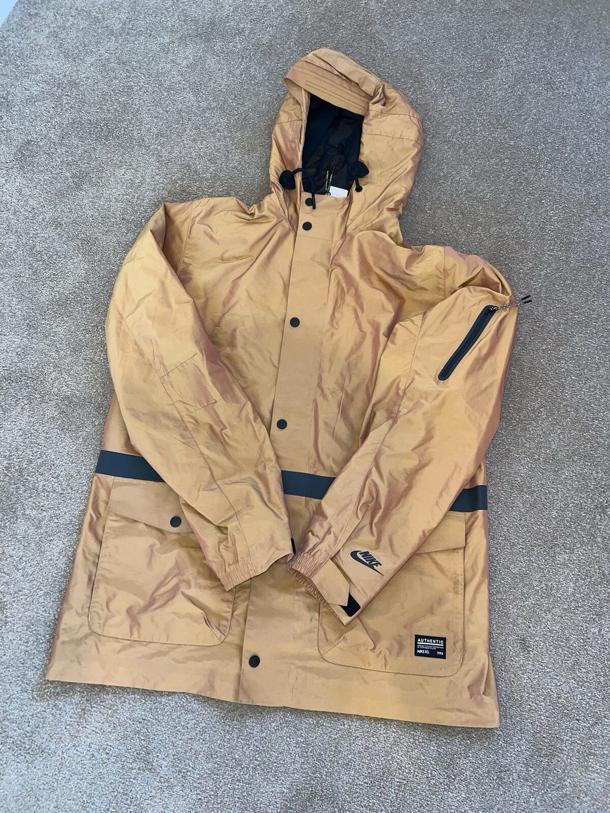 Rare Vintage Nike FC 1994 ''Saturday'' Nylon Jacket