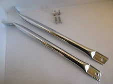 CHROME CHEVY CAMARO PONTIAC FIREBIRD RADIATOR SUPPORT BARS FITS 1970-1981 #9176