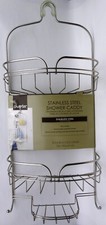 Chapter Stainless Steel Shower Caddy With Suction Cups 10.3" W x 5.7" D x 24" H