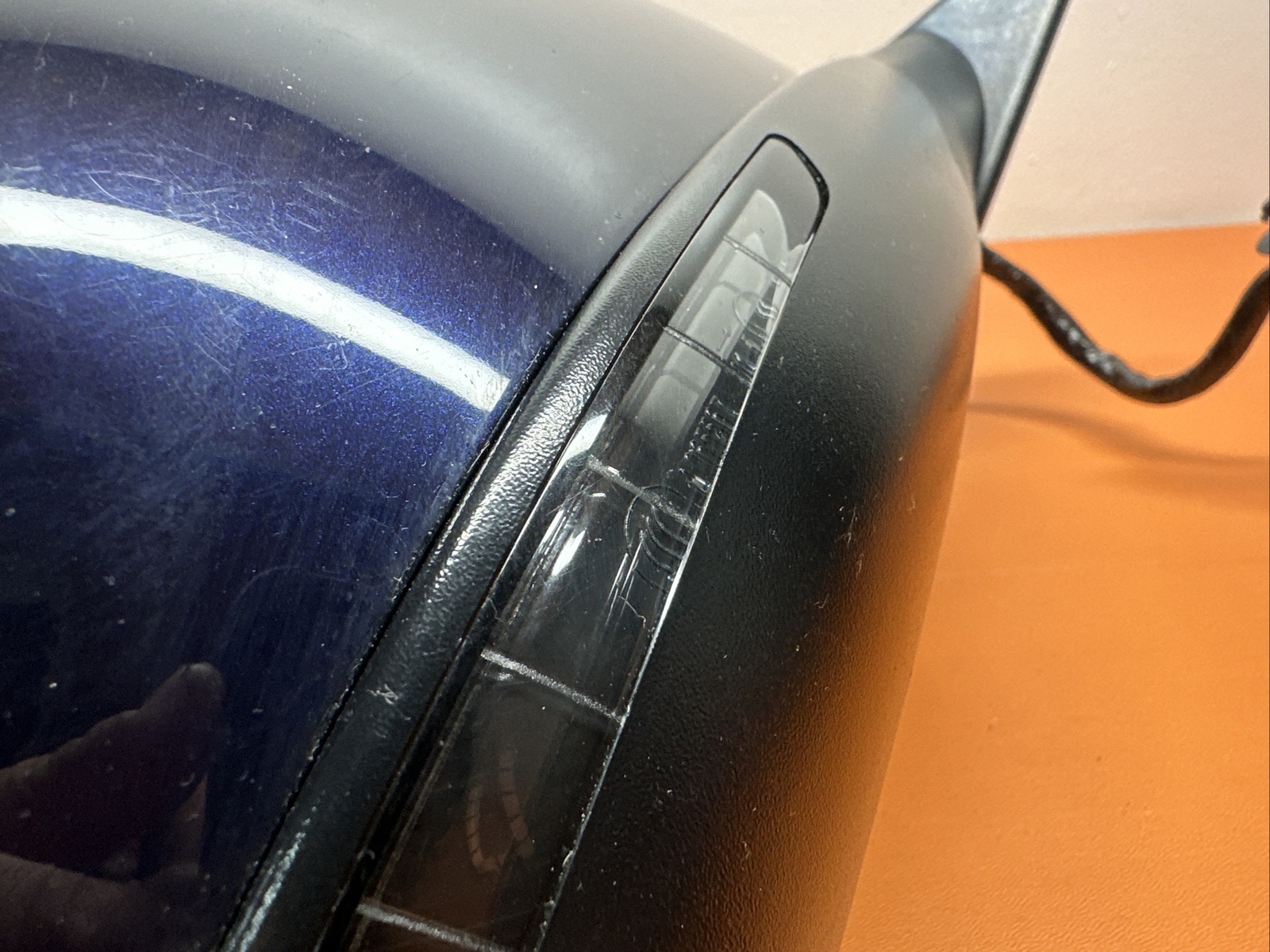 26926860 | 14 - 20 Maserati Ghibli Right Door Mirror Blind Spot Heated OEM Blue