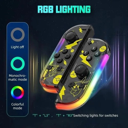 Para Nintendo Switch Joy Con Controlador Izquierdo y Derecho Inalámbrico Par Gamepad Joypad - Imagen 17 de 37
