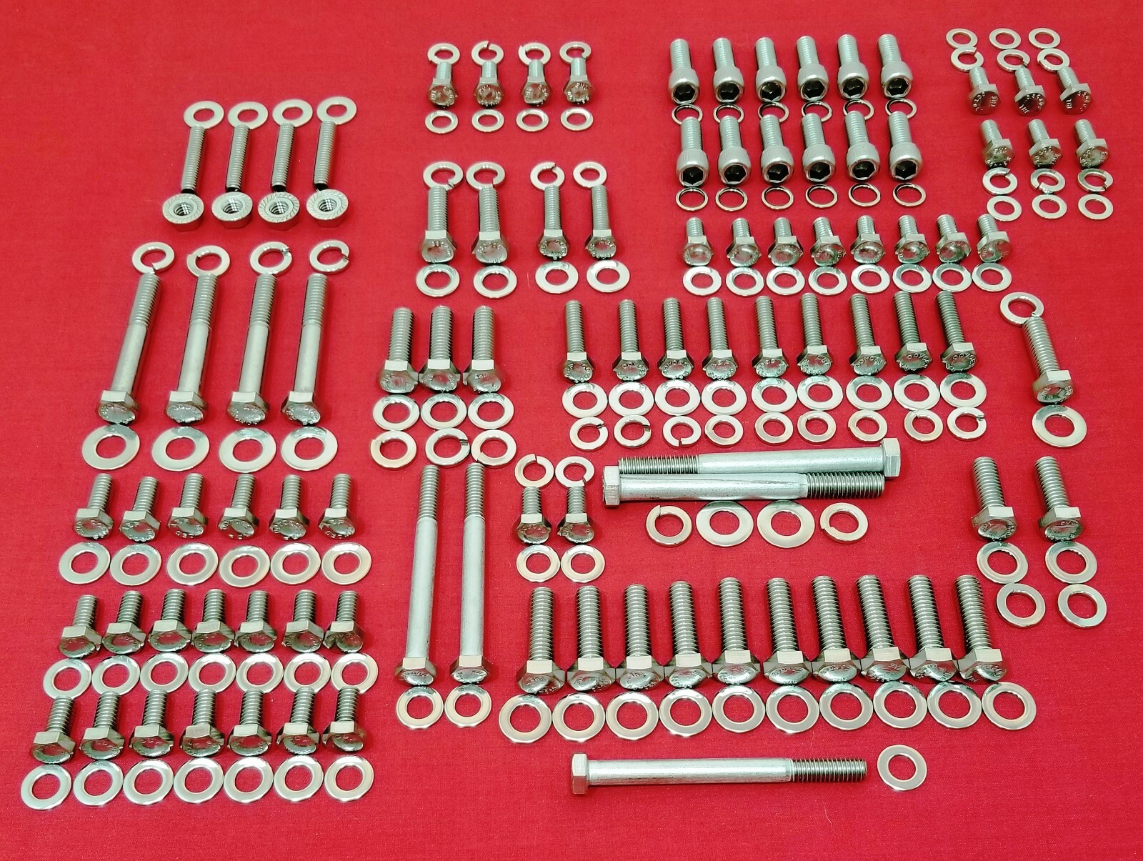 PONTIAC ENGINE BOLTS KIT GTO V8 326 350 389 400 421 428 455 STAINLESS