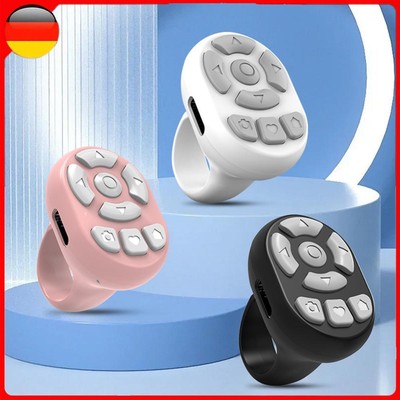 Durable for TIK Tok Scrolling Ring Bluetooth-Compatible for iPhone Xiaomi Huawei