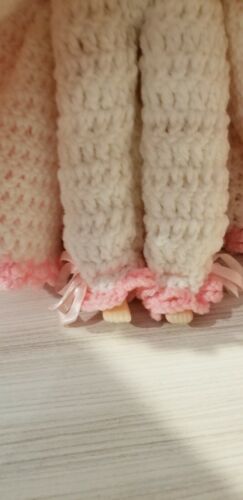 Doll with Pink Crochet Dress - Picture 4 of 12