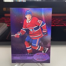 2021-22 Metal Universe Hockey 1997-98 Retros Purple Spectrum Cole Caufield /199