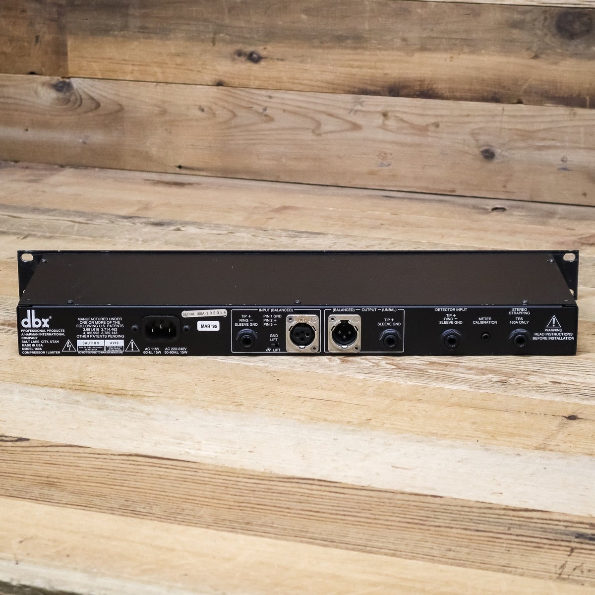 DBX Model 160A Compressor/Limiter Made in USA 160-A Dynamics