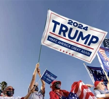 Trump 2024 Flag 3x5 Outdoor Indoor -  MAGA Flag Make América Great Again!