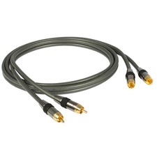 Goldkabel Profi Cinch 1,5m Hifi Cavo Rca High End Metallo Spina