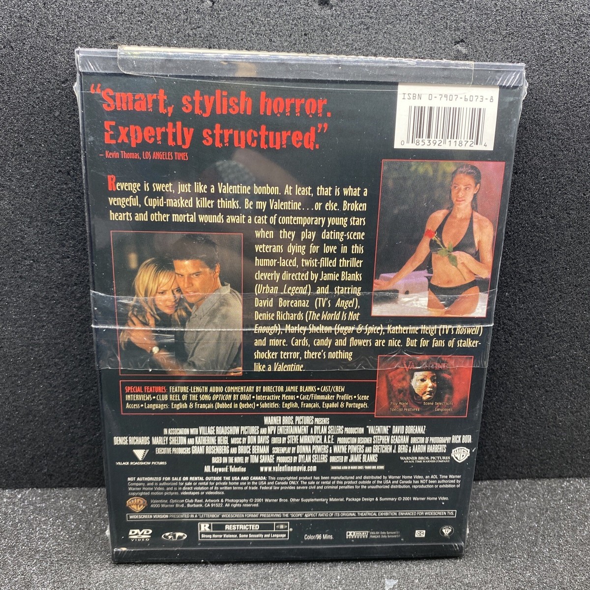 Valentine (DVD, 1999) Denise Richards, David Boreanaz, Katherine