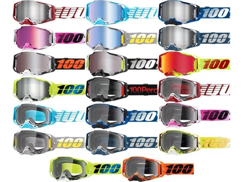 100% Armega Goggles Closeout Colors Adult Motocross Offroad MX/ATV/UTV Dirt Bike
